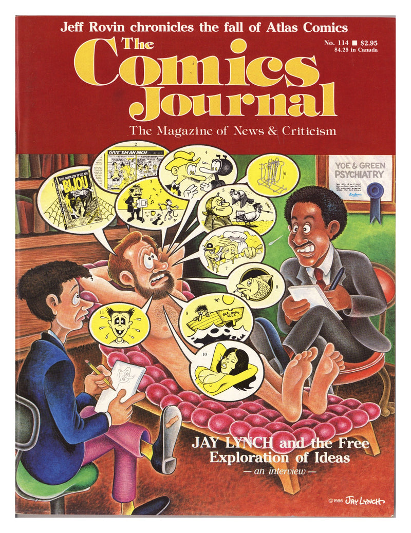 The Comics Journal 114 Mid Grade (1986) 