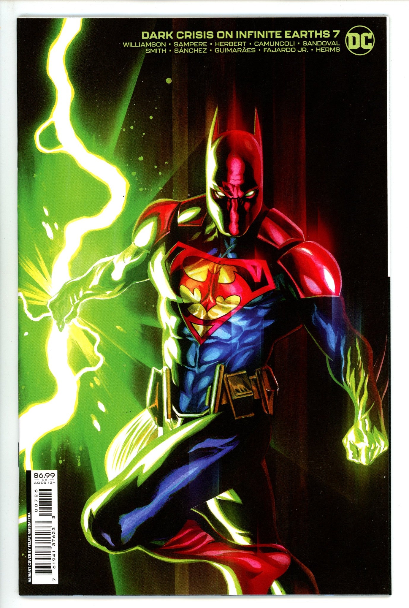 Dark Crisis on Infinite Earths (Dark Crisis) 7 High Grade (2023) Massafera Variant 