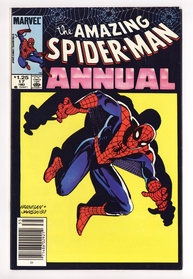 The Amazing Spider-Man Annual Vol 1 17 VF (8.0) (1983) Canadian Price Variant 