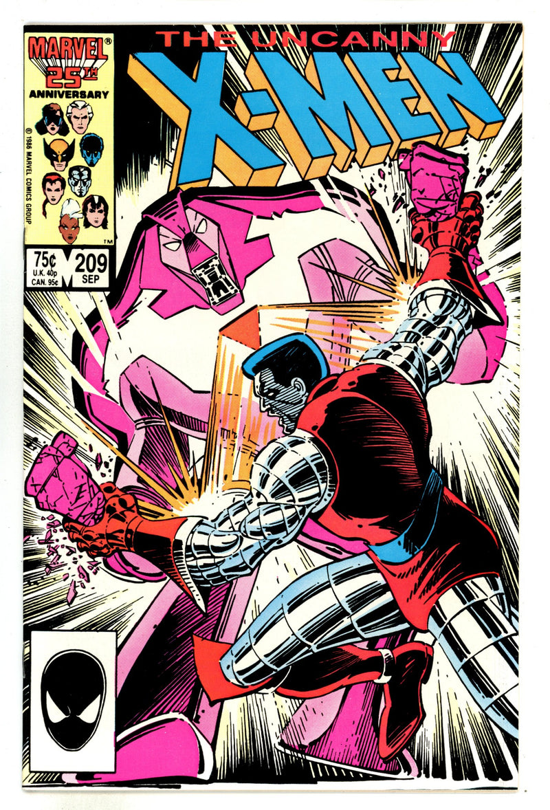 The Uncanny X-Men Vol 1 209 Mid Grade (1986) 