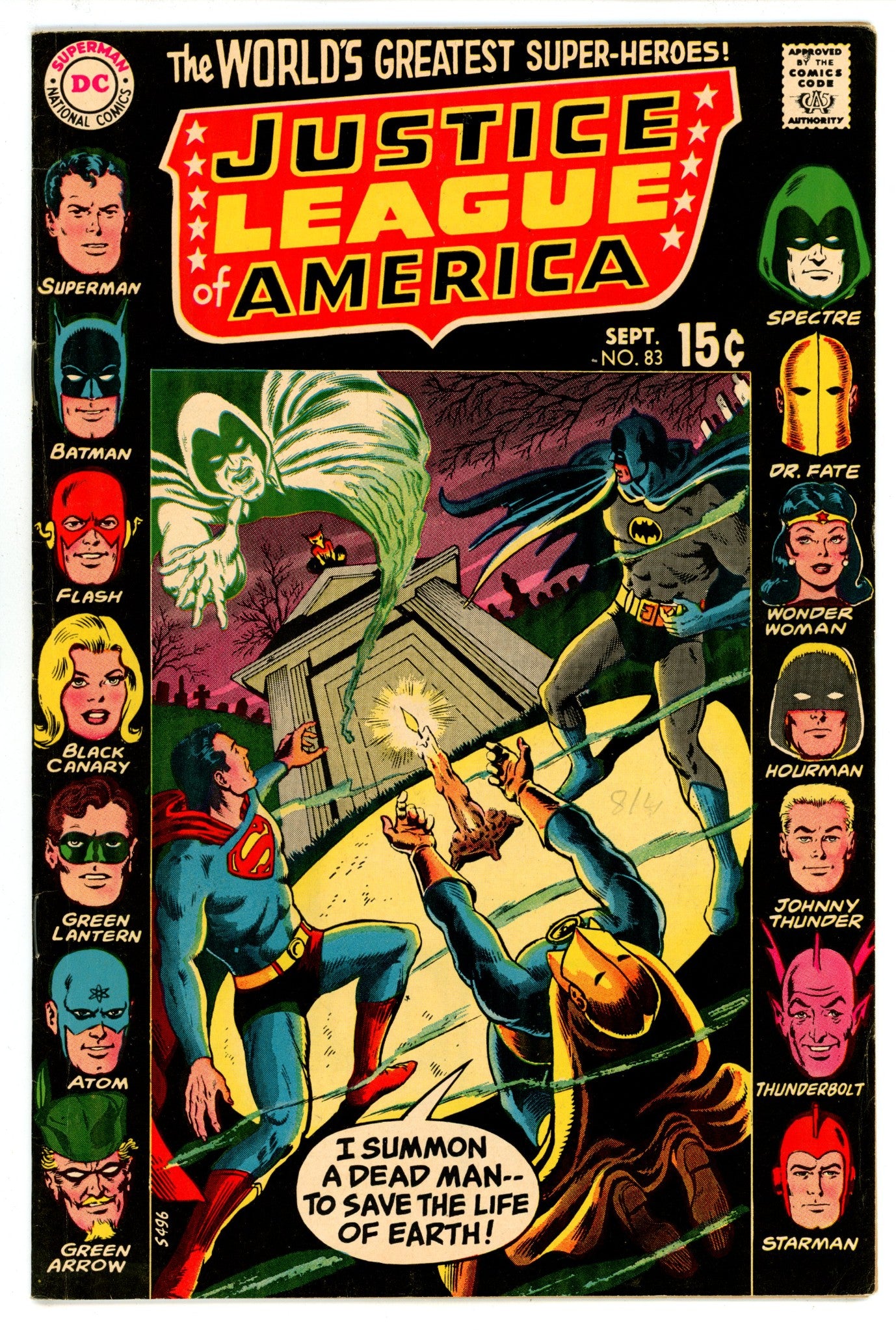 Justice League of America Vol 1 83 FN+ (6.5) (1970) 