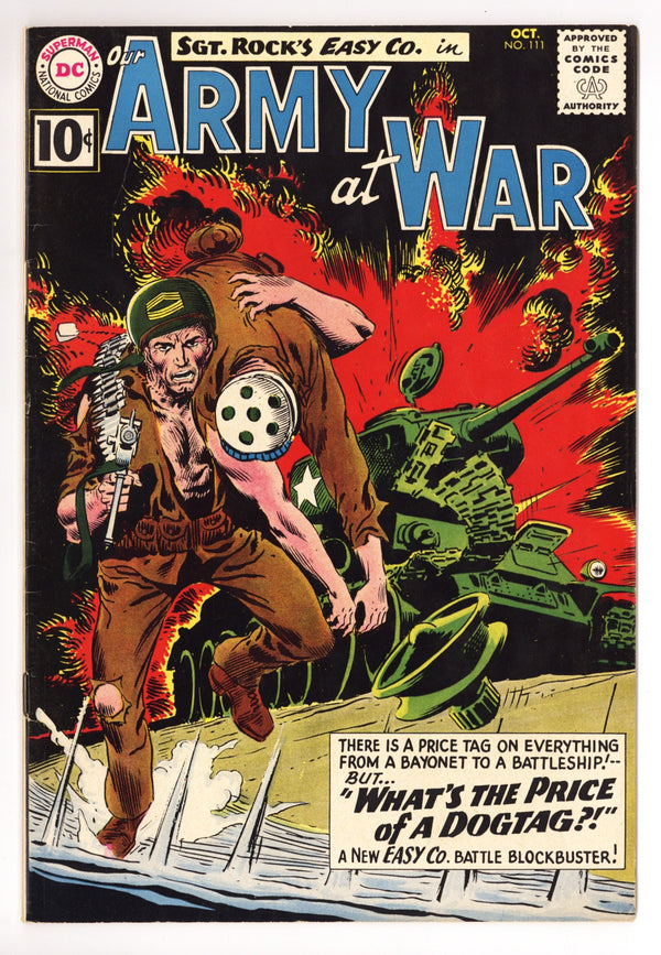 Our Army at War Vol 1 111 FN (6.0) (1961)