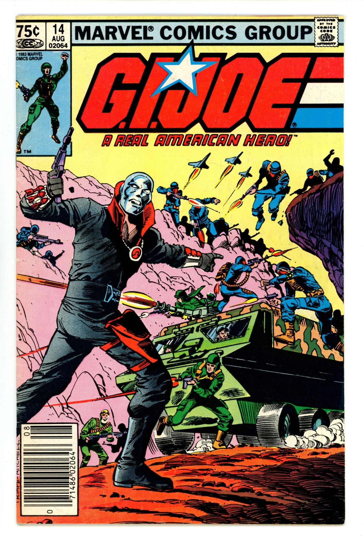 G.I. Joe, A Real American Hero 14 VG/FN (5.0) (1983) Canadian Price Variant 