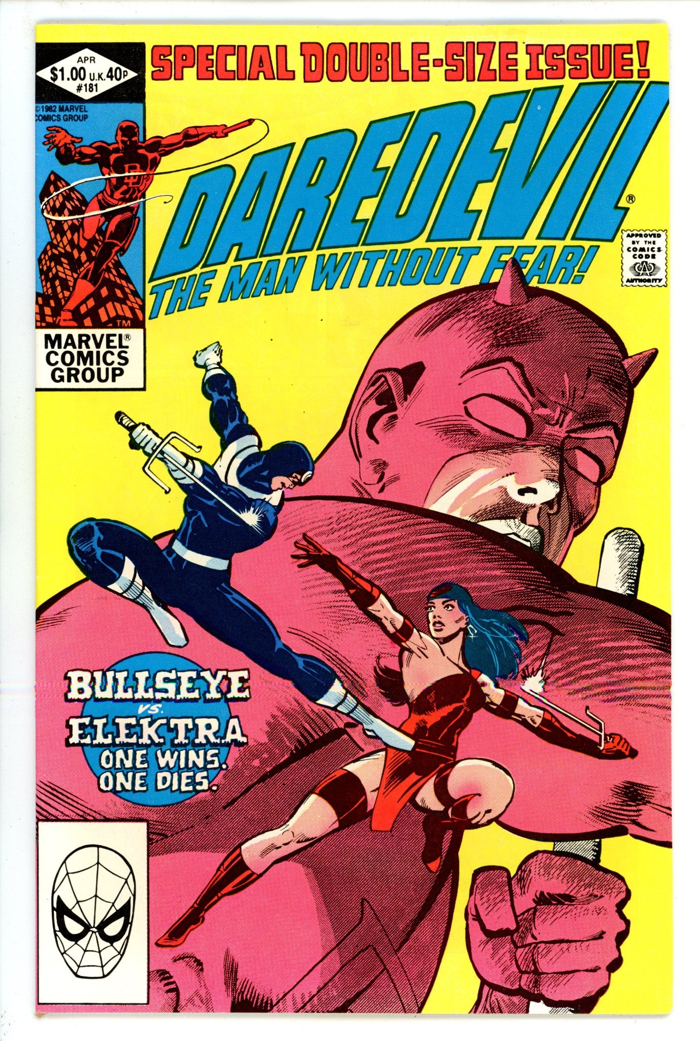Daredevil Vol 1 181 VF (8.0) (1982) 