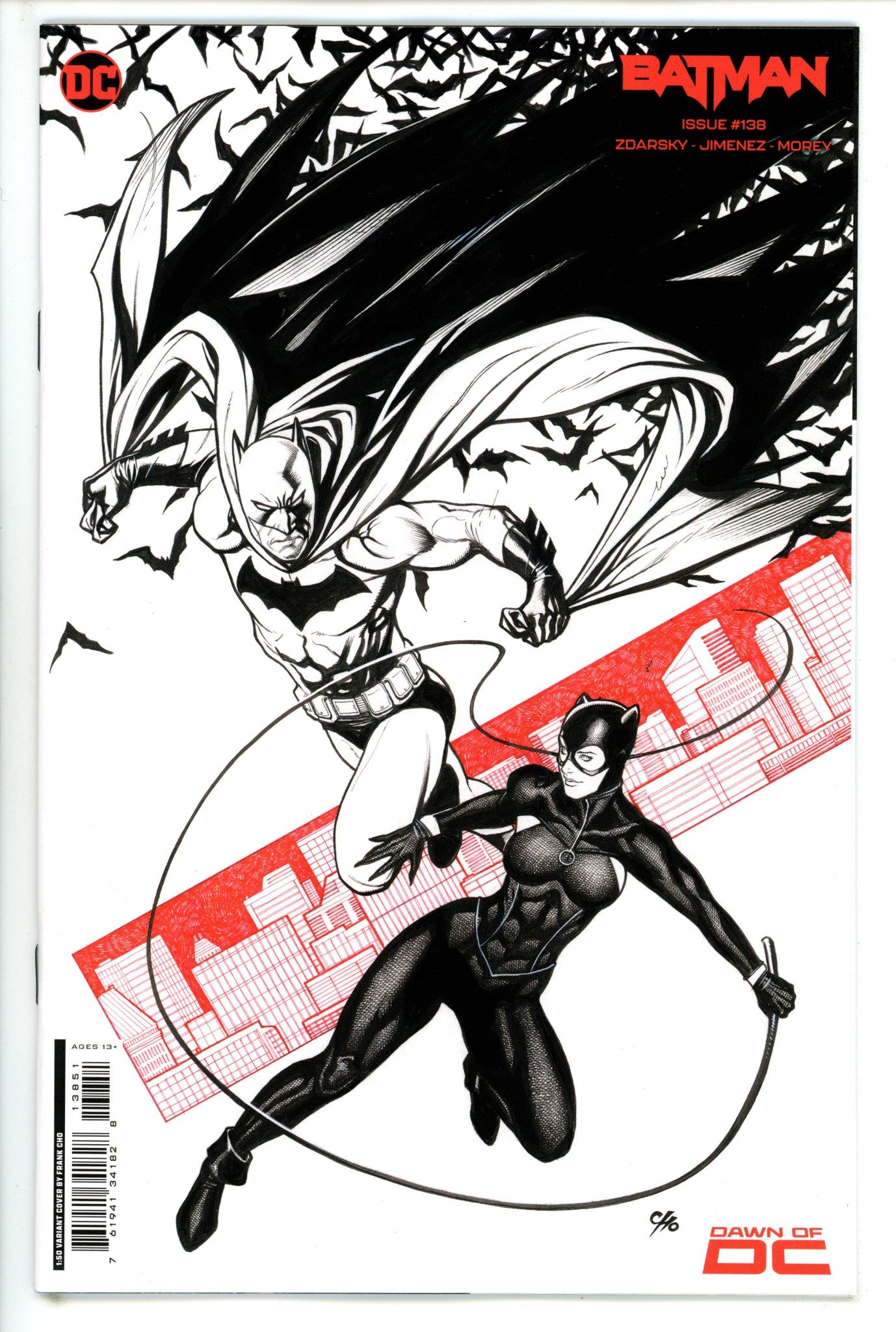 Batman Vol 3 138 Cho Incentive Variant NM+ (2023)