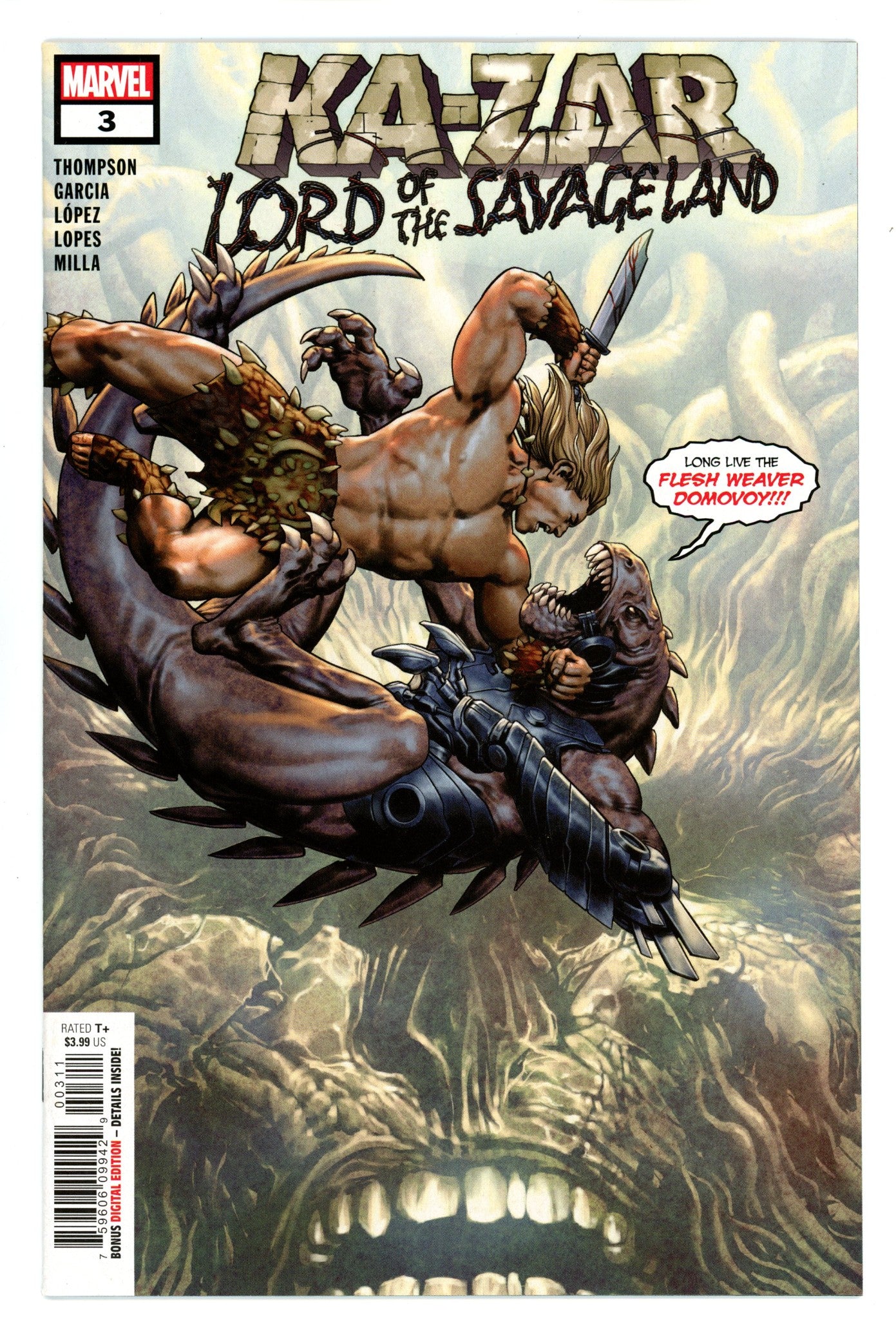 Ka-Zar Lord of the Savage Land 3 High Grade (2022) 