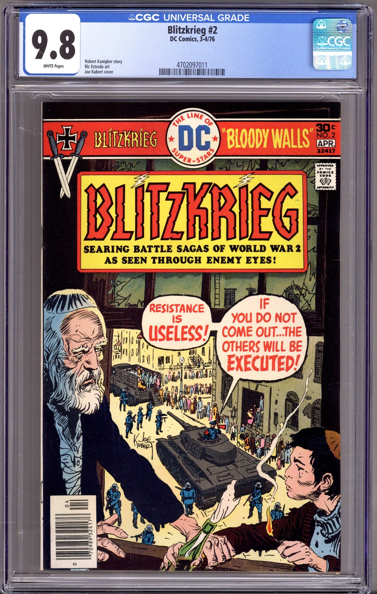 Blitzkrieg 2 CGC 9.8 (NM/M) (1976) 