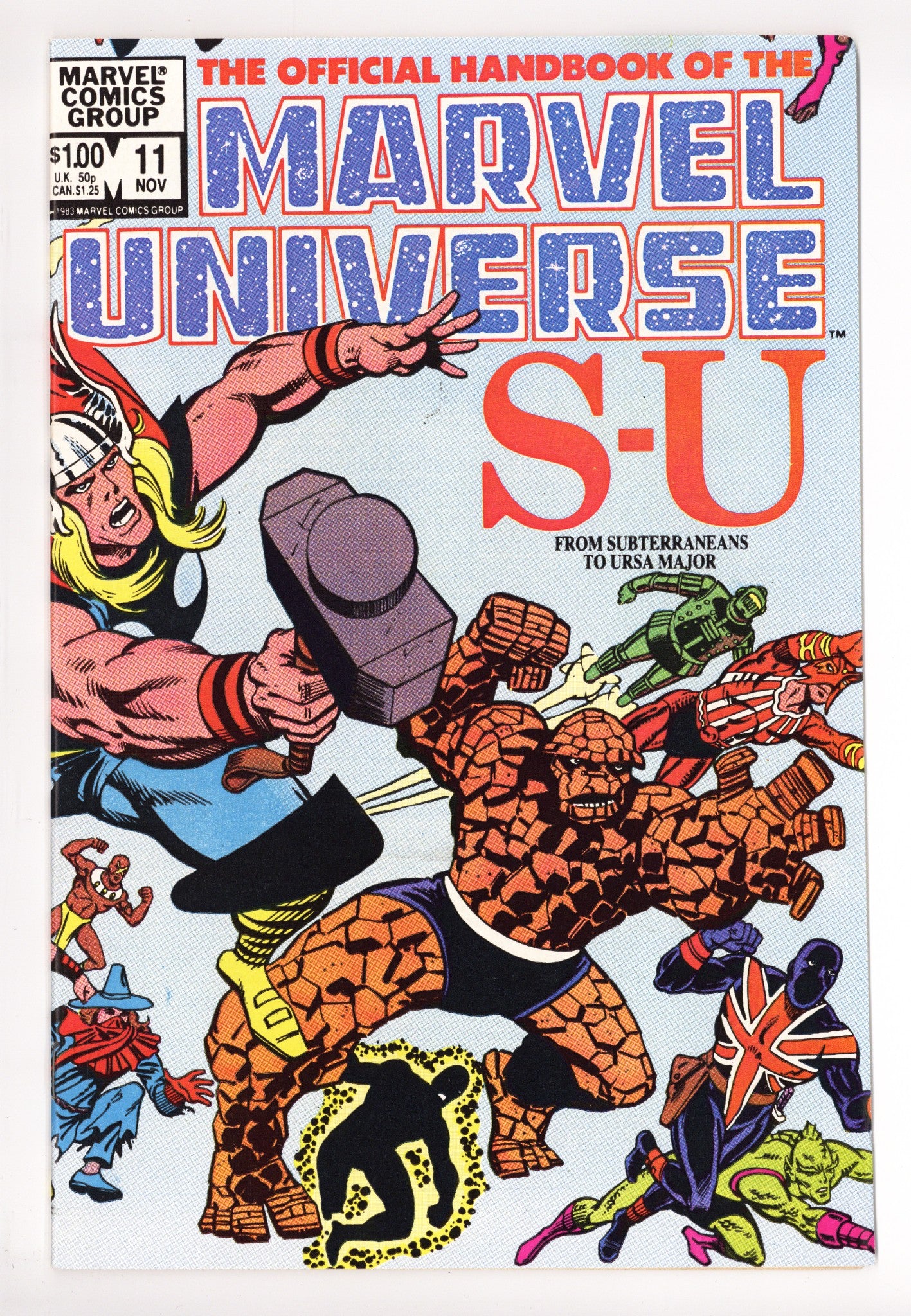 The Official Handbook of the Marvel Universe Vol 1 11 High Grade (1983) 