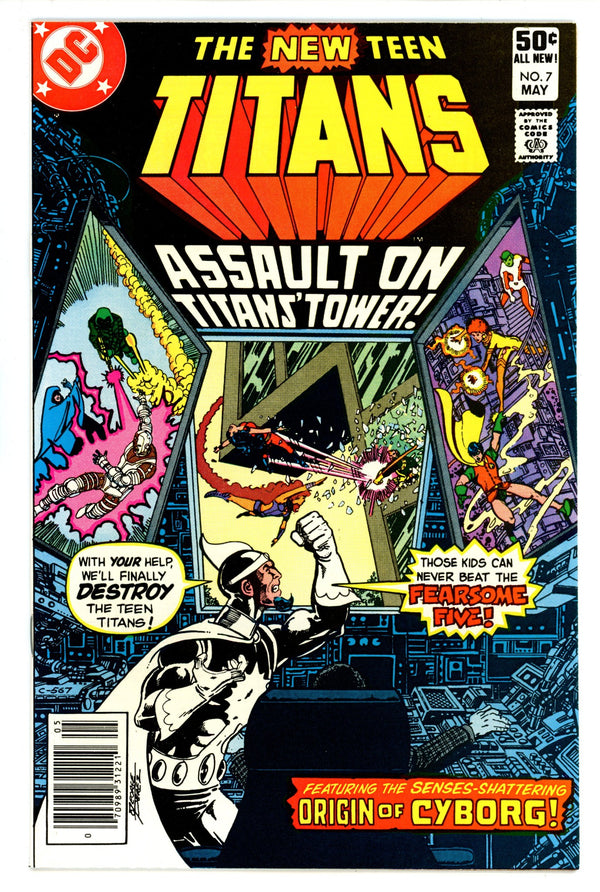 The New Teen Titans Vol 1 7 High Grade (1981) Newsstand