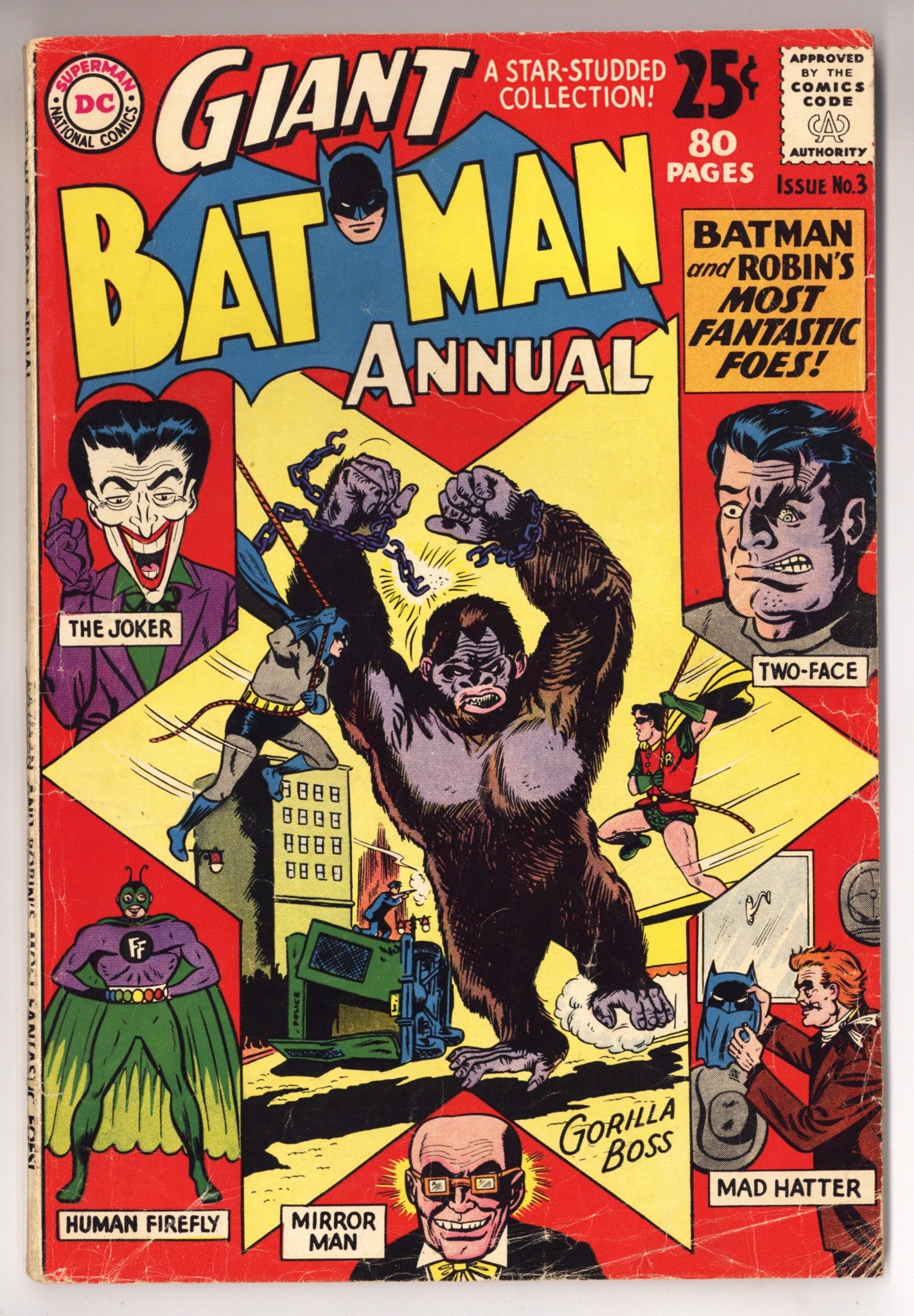 Batman Annual Vol 1 3 VG- (3.5) (1962) 