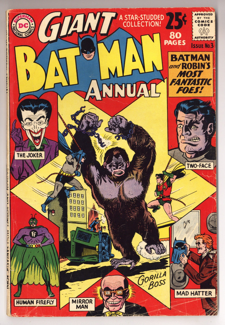 Batman Annual Vol 1 3 VG- (3.5) (1962) 