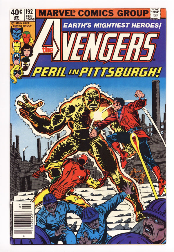 The Avengers Vol 1 192 NM- (9.2) (1980) Newsstand