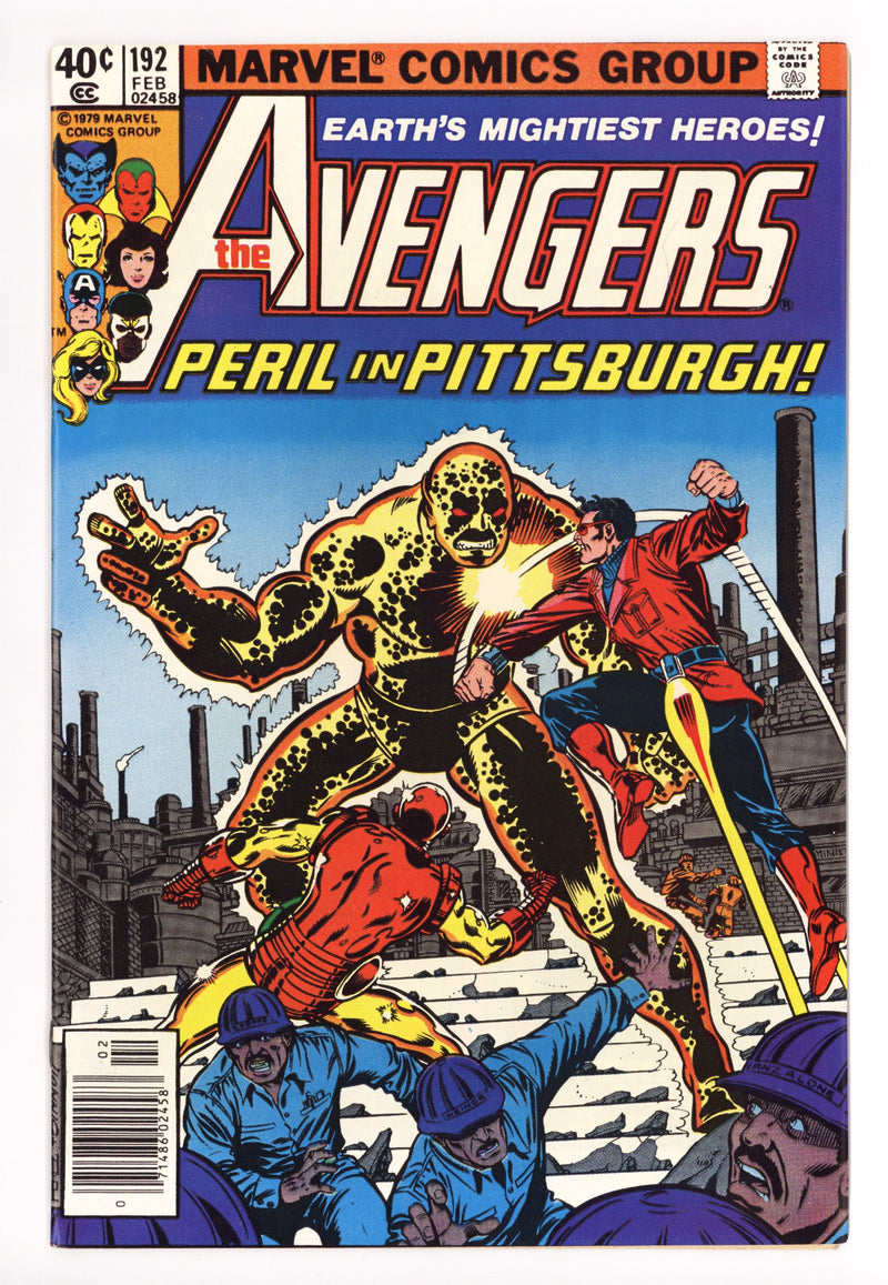 The Avengers Vol 1 192 NM- (9.2) (1980) Newsstand 