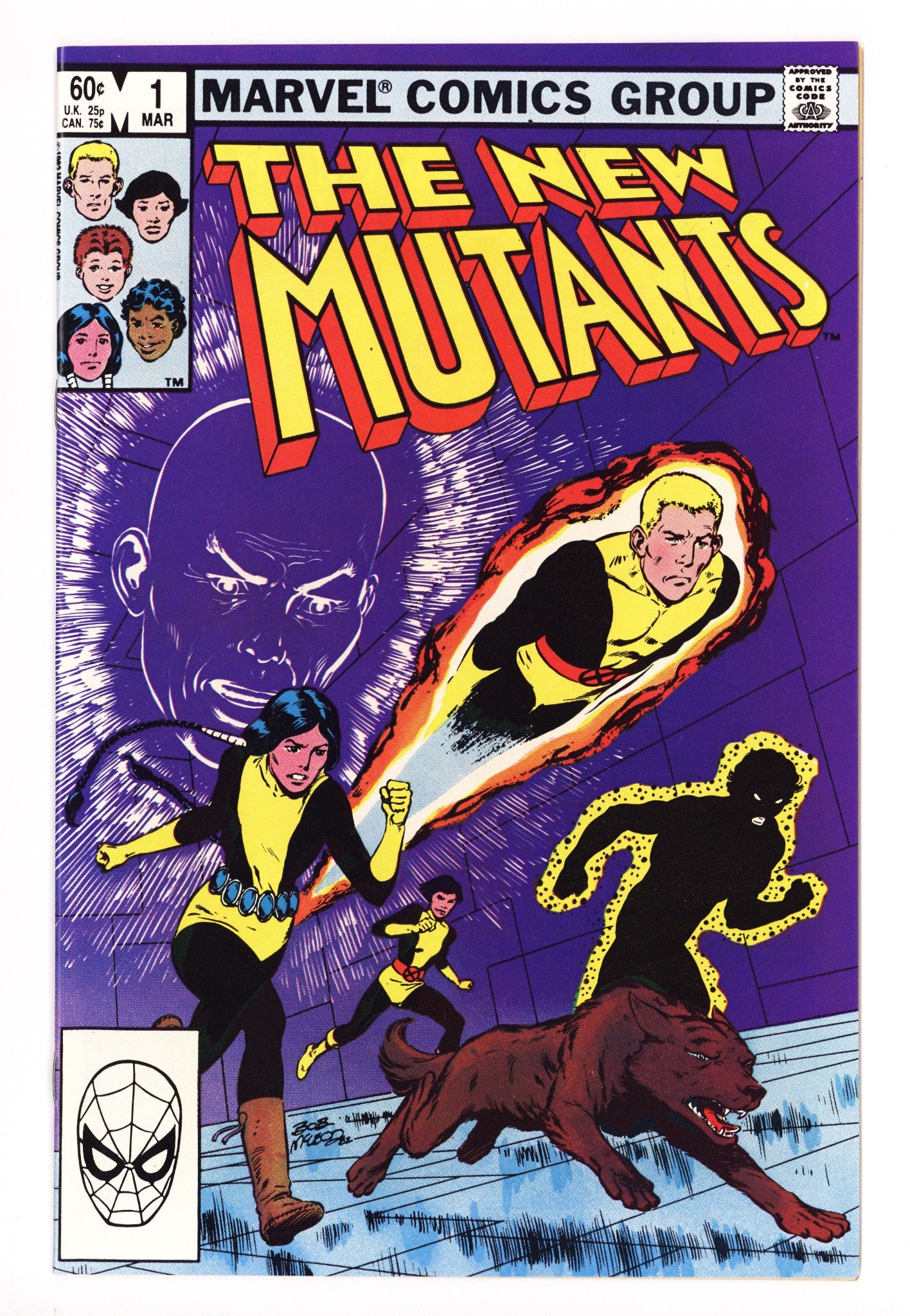 The New Mutants Vol 1 1  VF/NM (9.0)   (1983)        