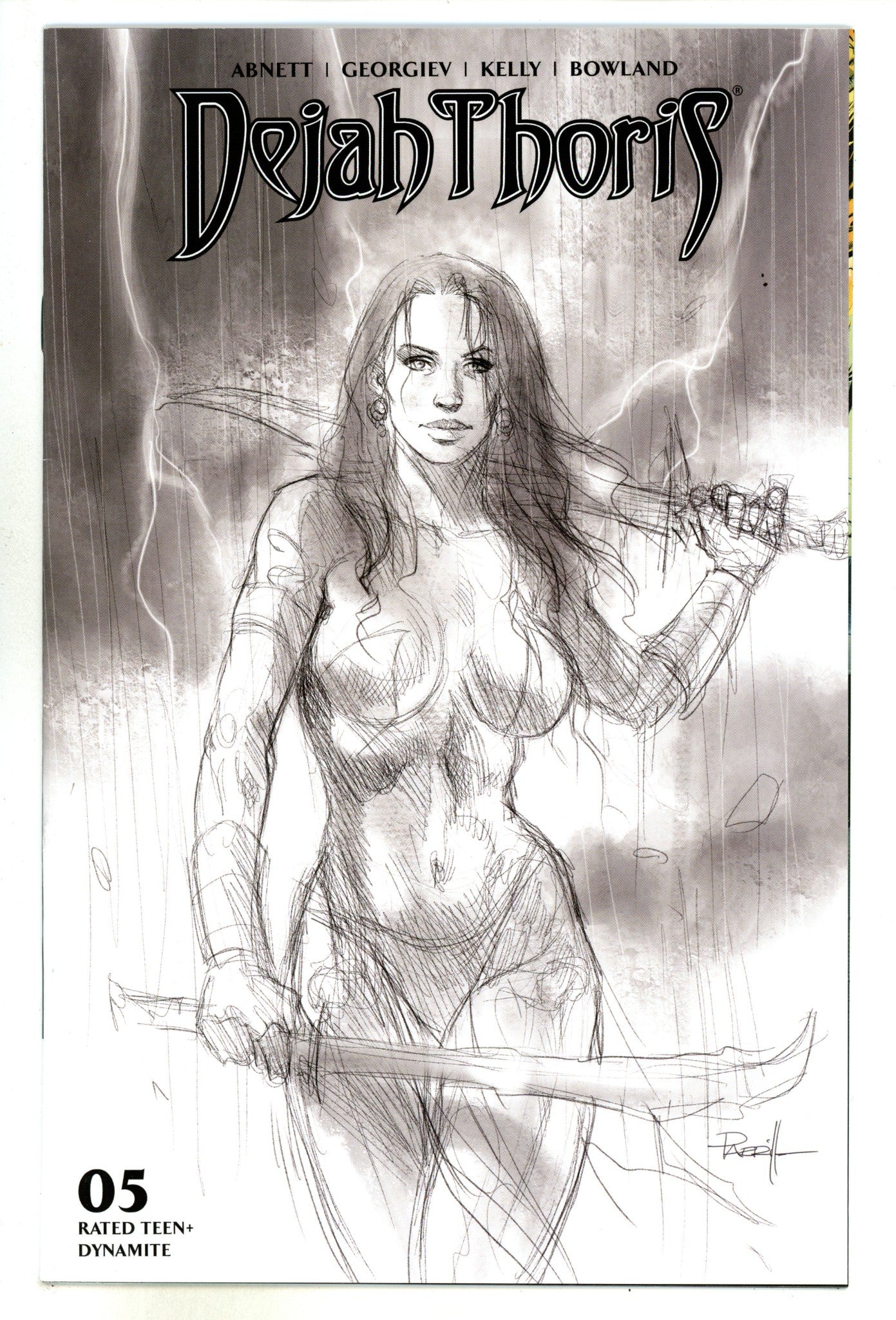 Dejah Thoris Vol 3 5 Mid Grade (2020) Parrillo Sketch Incentive Variant 