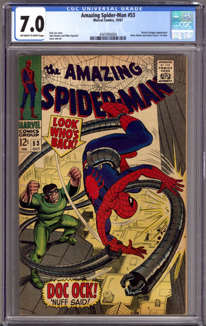 The Amazing Spider-Man Vol 1 53 CGC 7.0 (FN/VF) (1967)