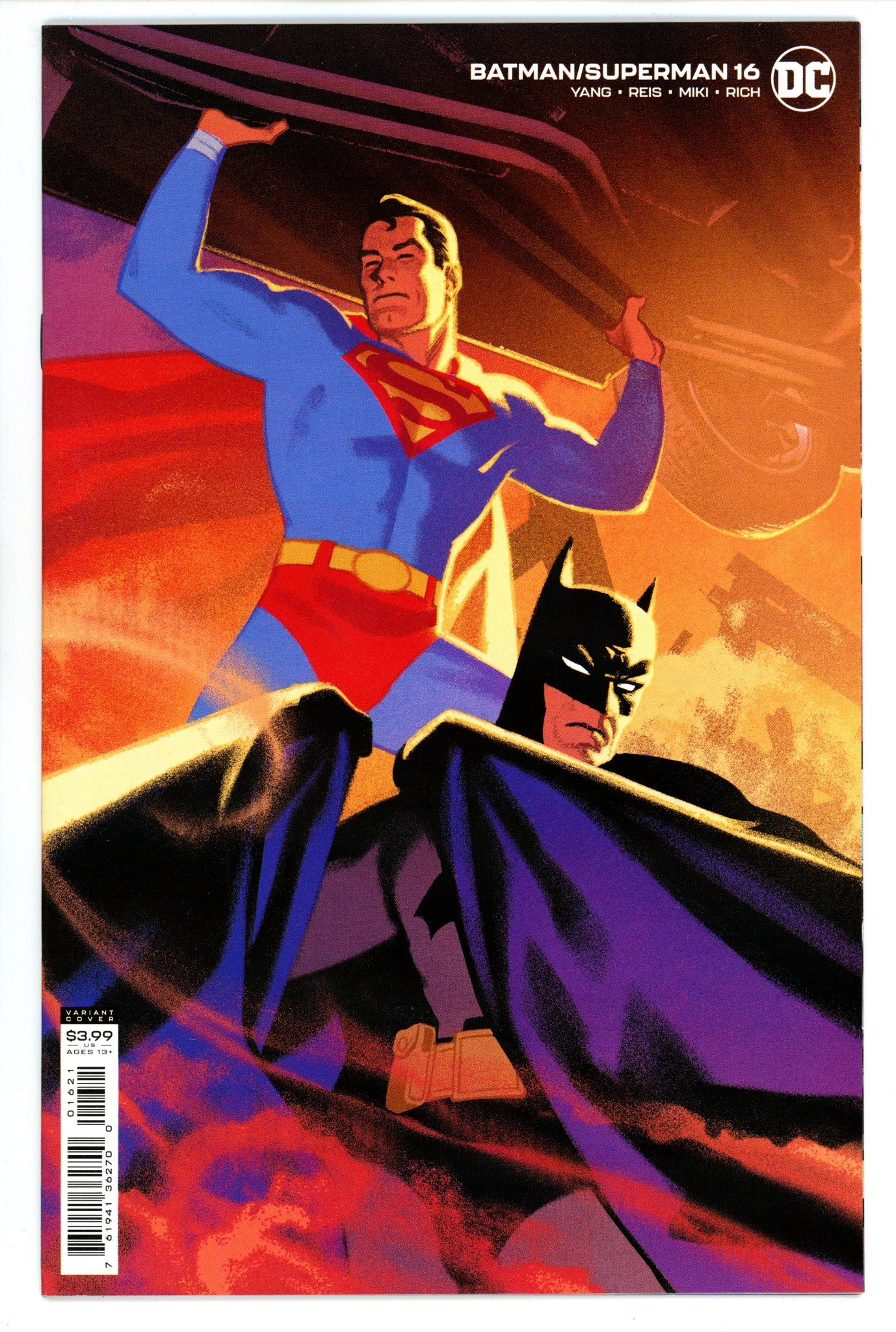 Batman / Superman Vol 2 16 High Grade (2021) Smallwood Variant 