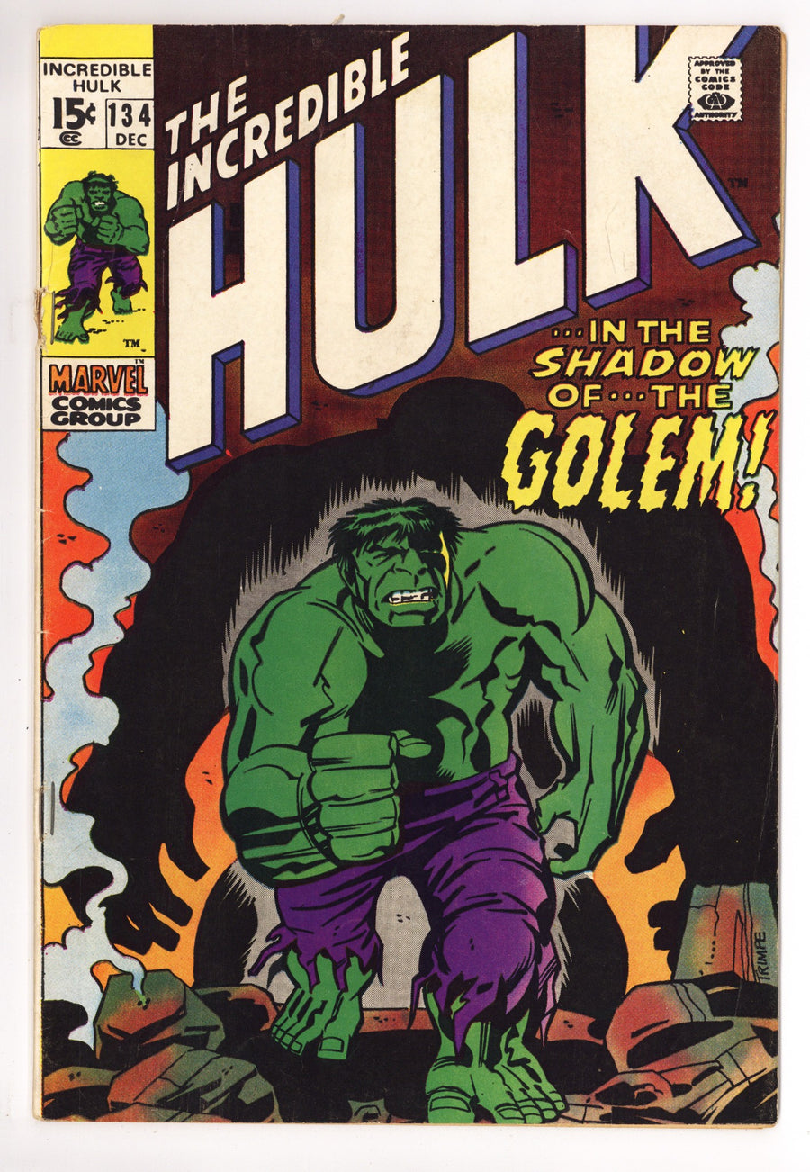 The Incredible Hulk Vol 1 134 VG (4.0) (1970) 
