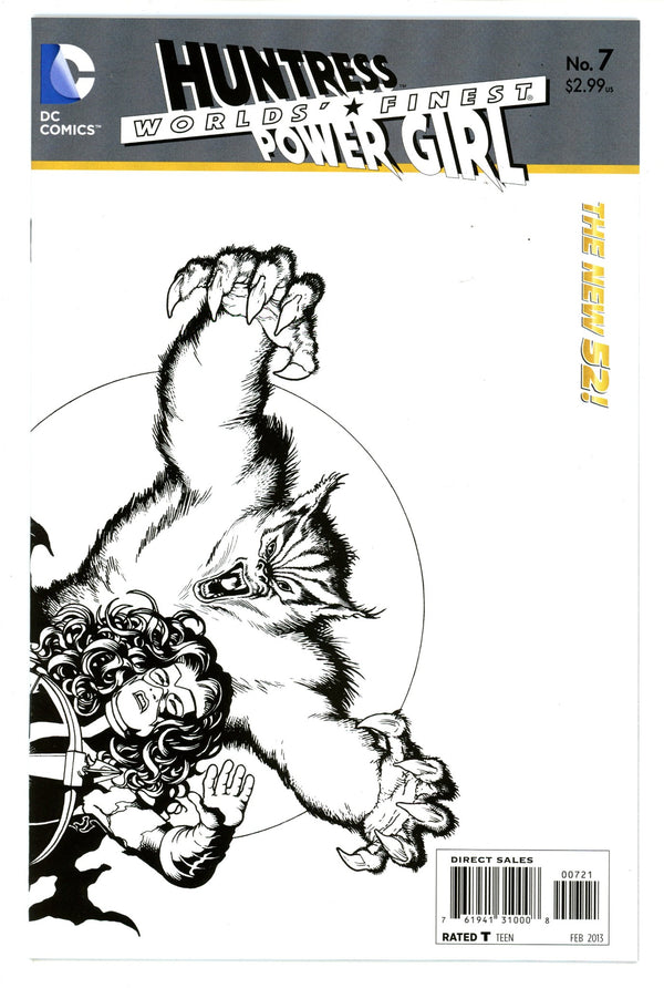 Worlds' Finest 7 High Grade (2013) Maguire B&W Incentive Variant