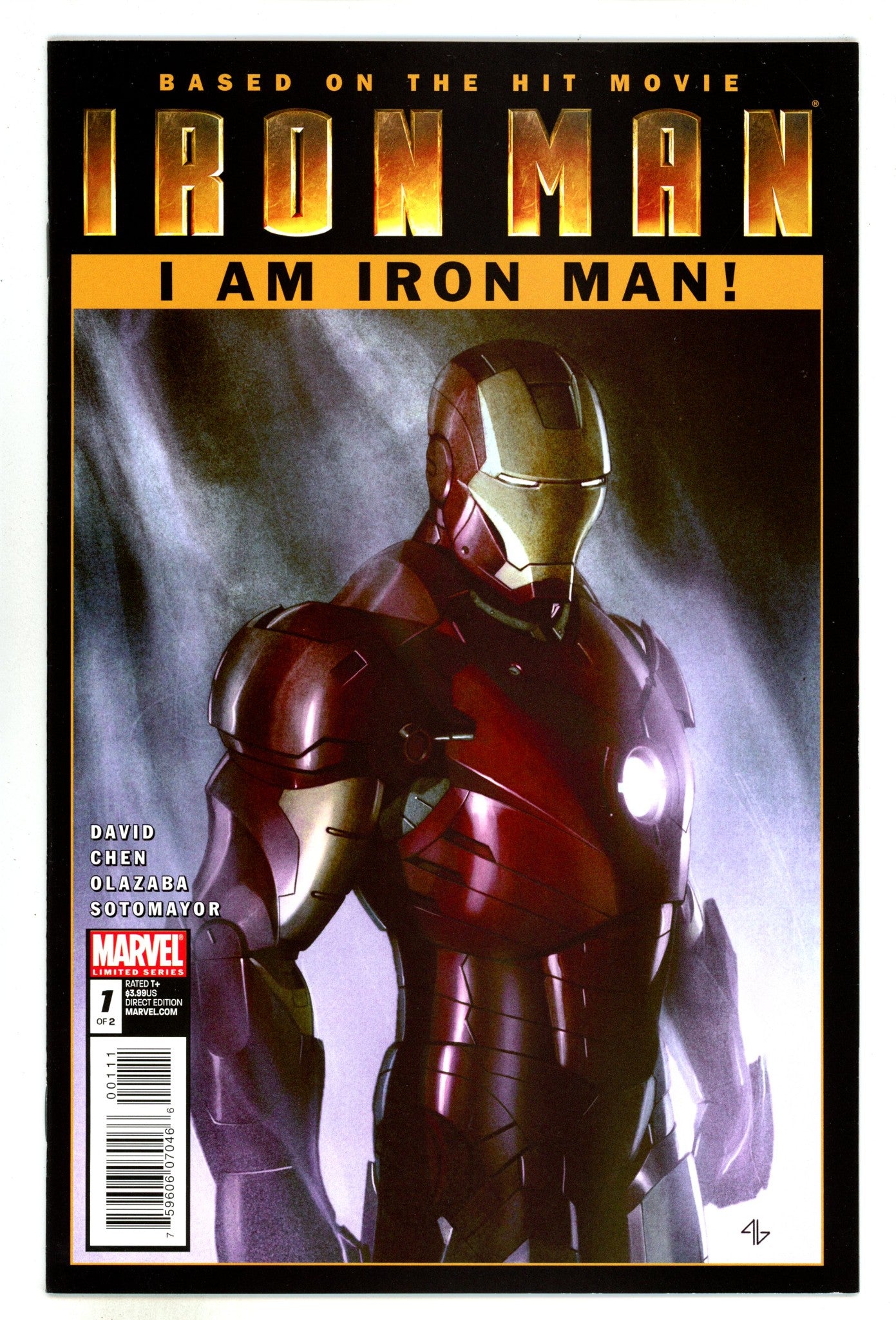 Iron Man: I Am Iron Man! 1 NM- (9.2) (2010) 