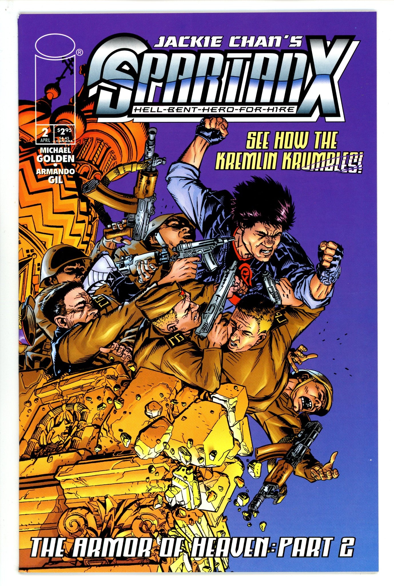 Jackie Chan's Spartan X: Hell-Bent-Hero-For-Hire 2 VF/NM (1998)
