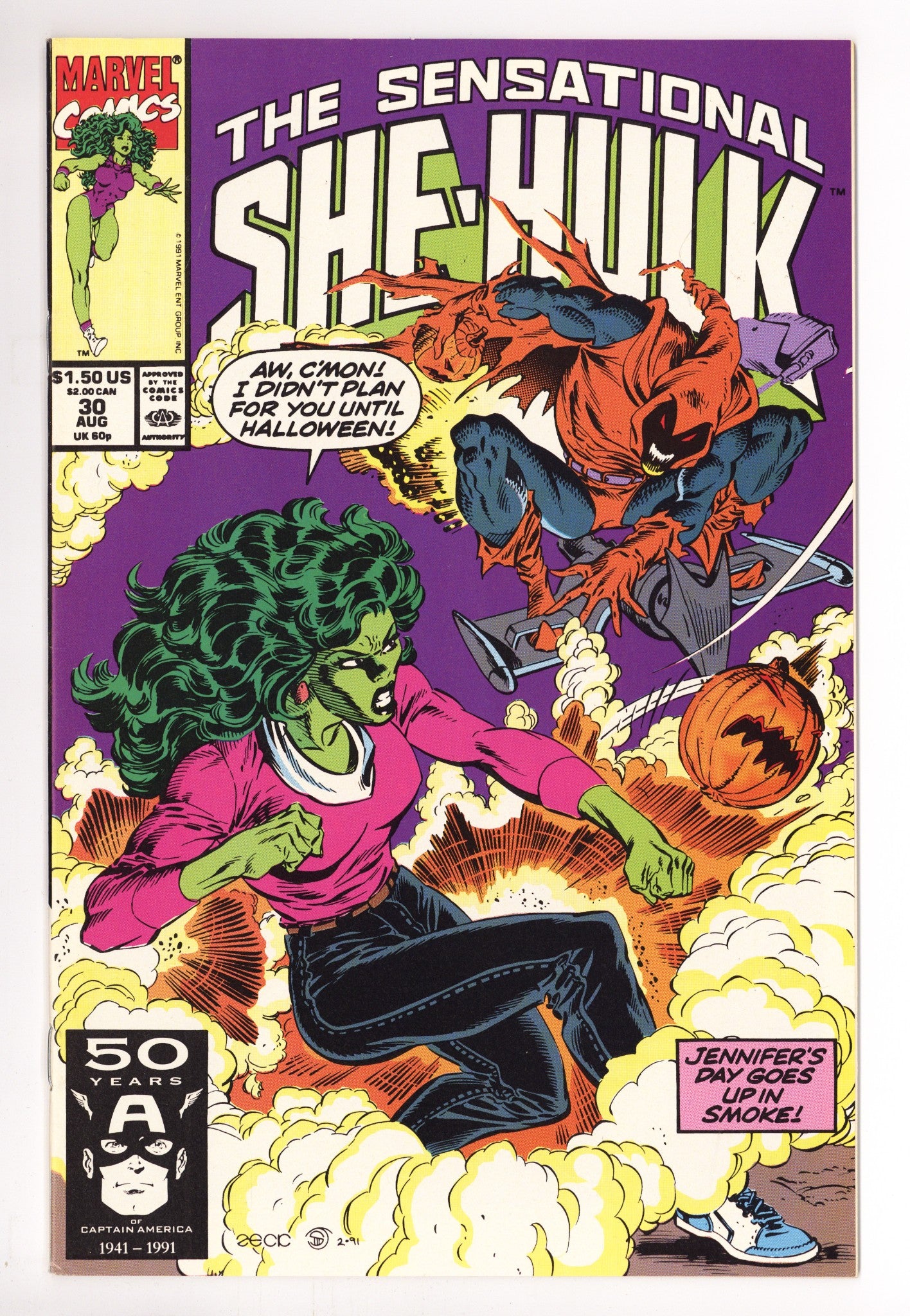 The Sensational She-Hulk 30 Mid Grade (1991) 