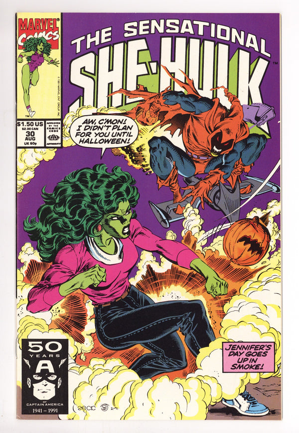 The Sensational She-Hulk 30 Mid Grade (1991)