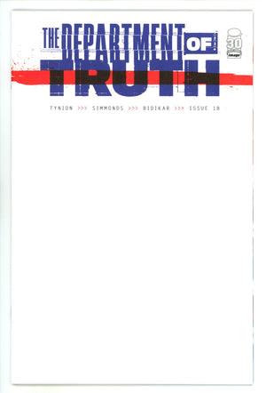 The Department of Truth 18 High Grade (2022) Blank Variant