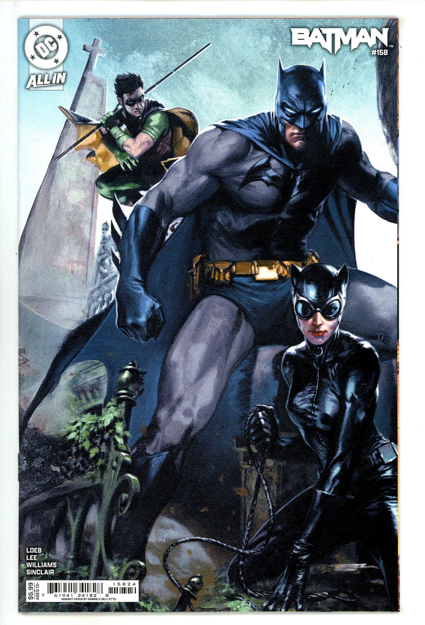 Batman Vol 3 158 Dell'Otto Connecting Variant (2025)
