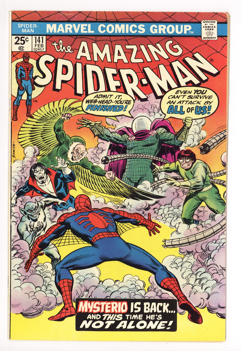 The Amazing Spider-Man Vol 1 141 FN/VF (7.0) (1975) 