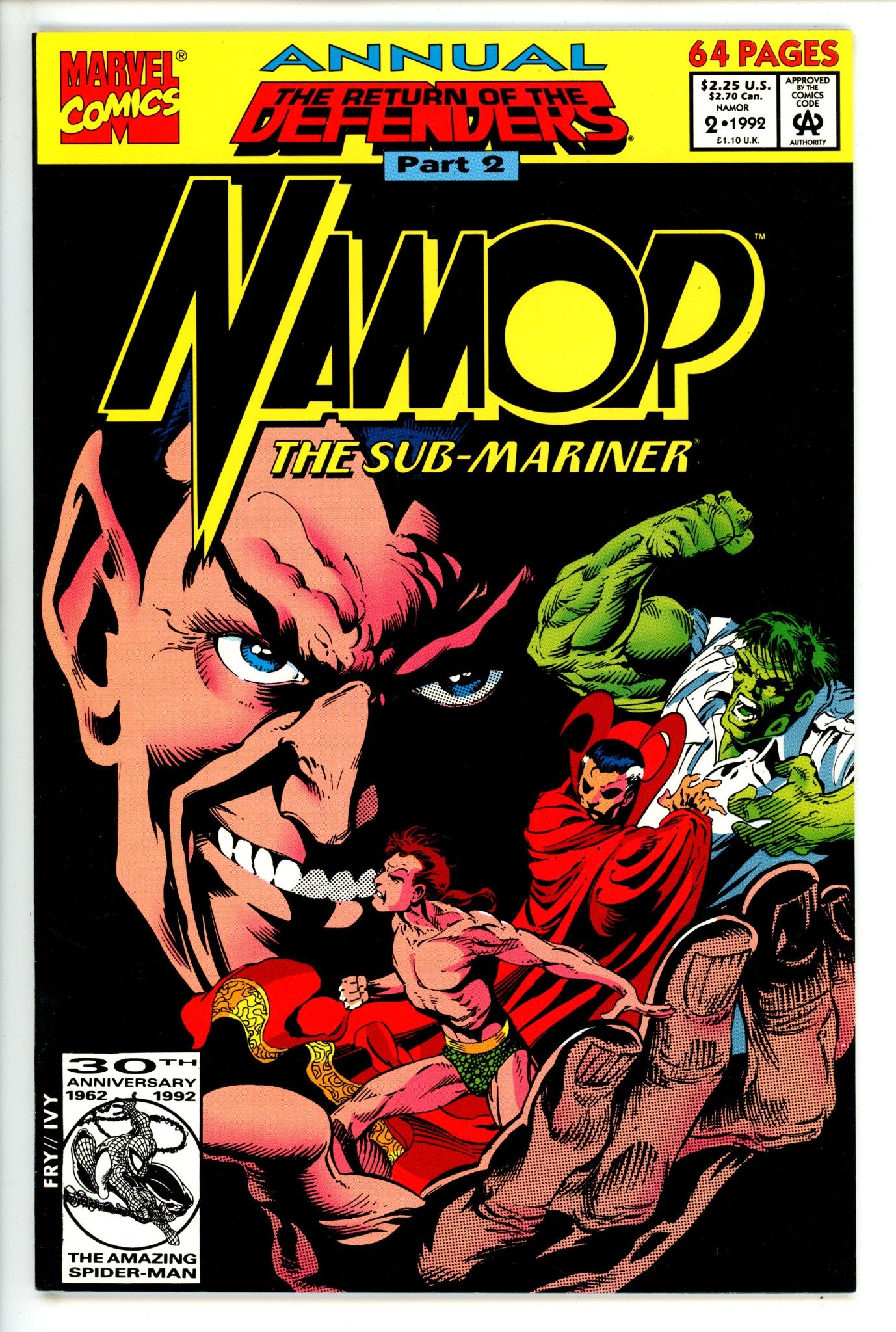 Namor, the Sub-Mariner Annual 2 (1992)