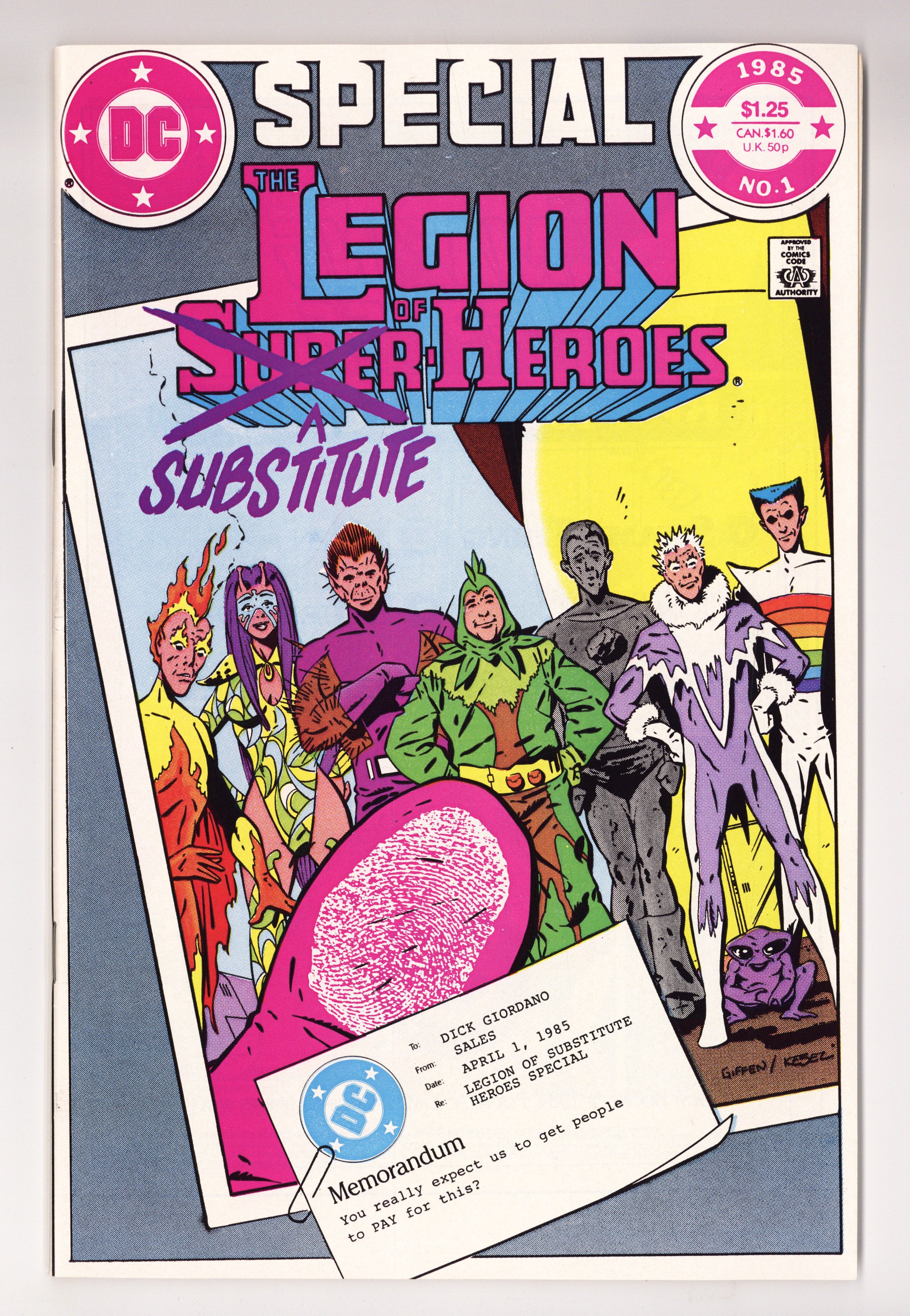 Legion of Substitute Heroes Special 1 High Grade (1985) 
