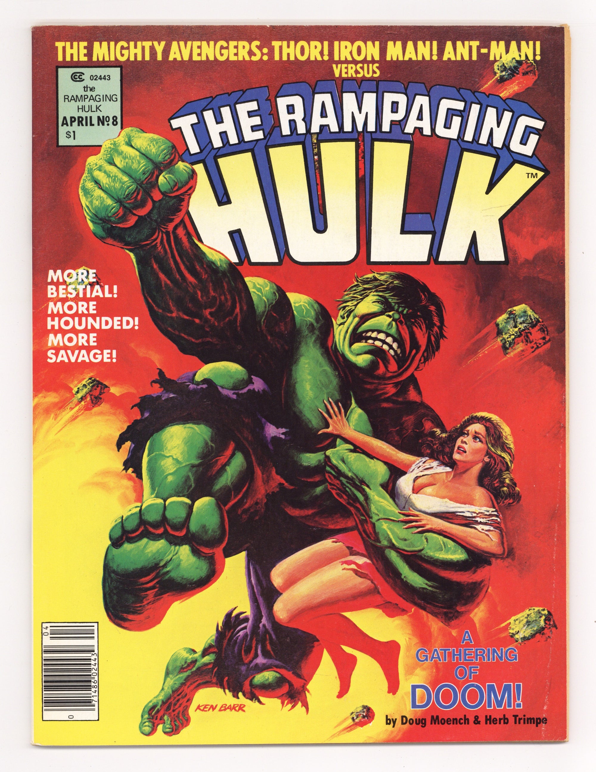 Rampaging Hulk Vol 1 8 Mid Grade (1978) 