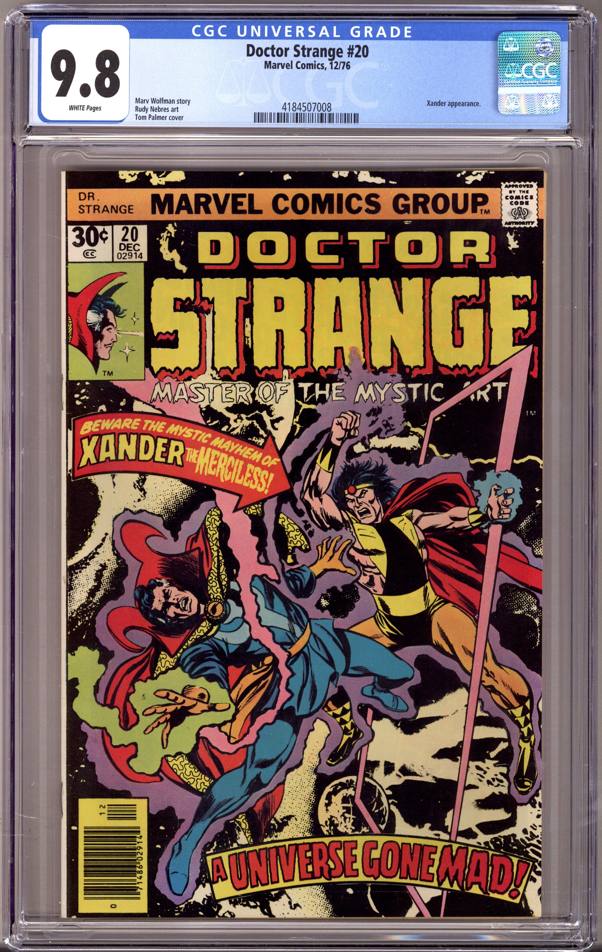 Doctor Strange Vol 2 20 CGC 9.8 (NM/M) (1976) 