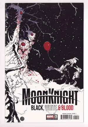 Moon Knight: Black, White & Blood 1 High Grade (2022) Bachalo Variant