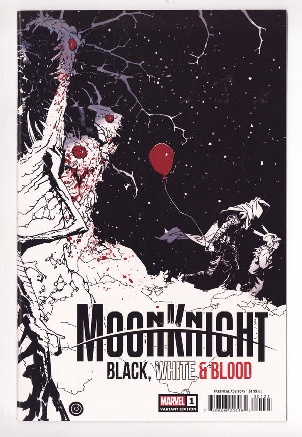 Moon Knight: Black, White & Blood 1 High Grade (2022) Bachalo Variant