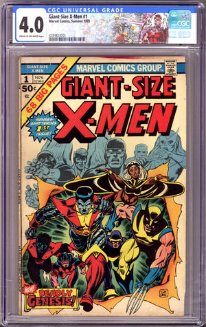 Giant-Size X-Men 1 CGC 4.0 (VG) (1975)