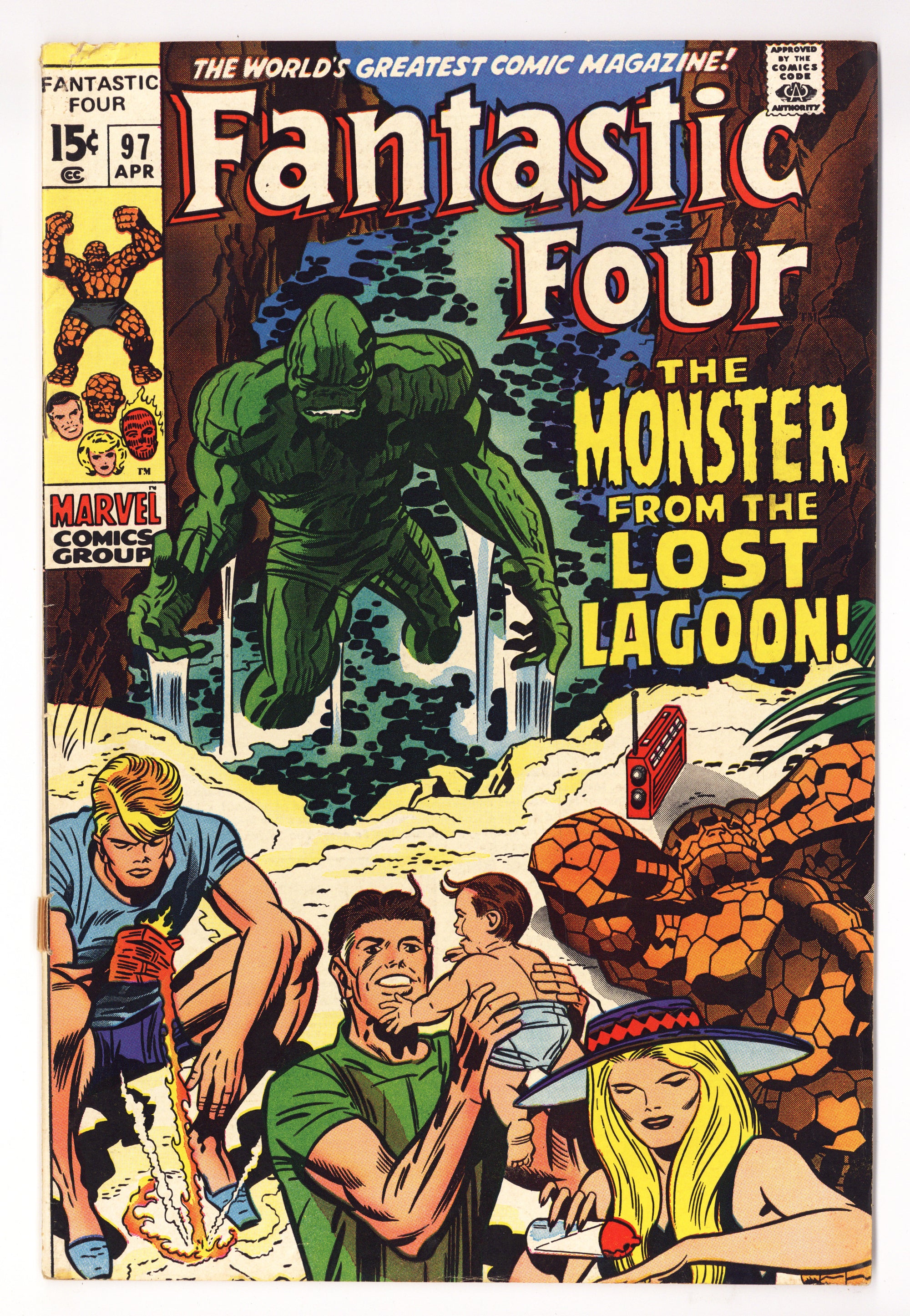 Fantastic Four Vol 1 97  VG (4.0)   (1970)        