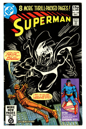 Superman Vol 1 354 FN/VF (7.0) Pence (1980)
