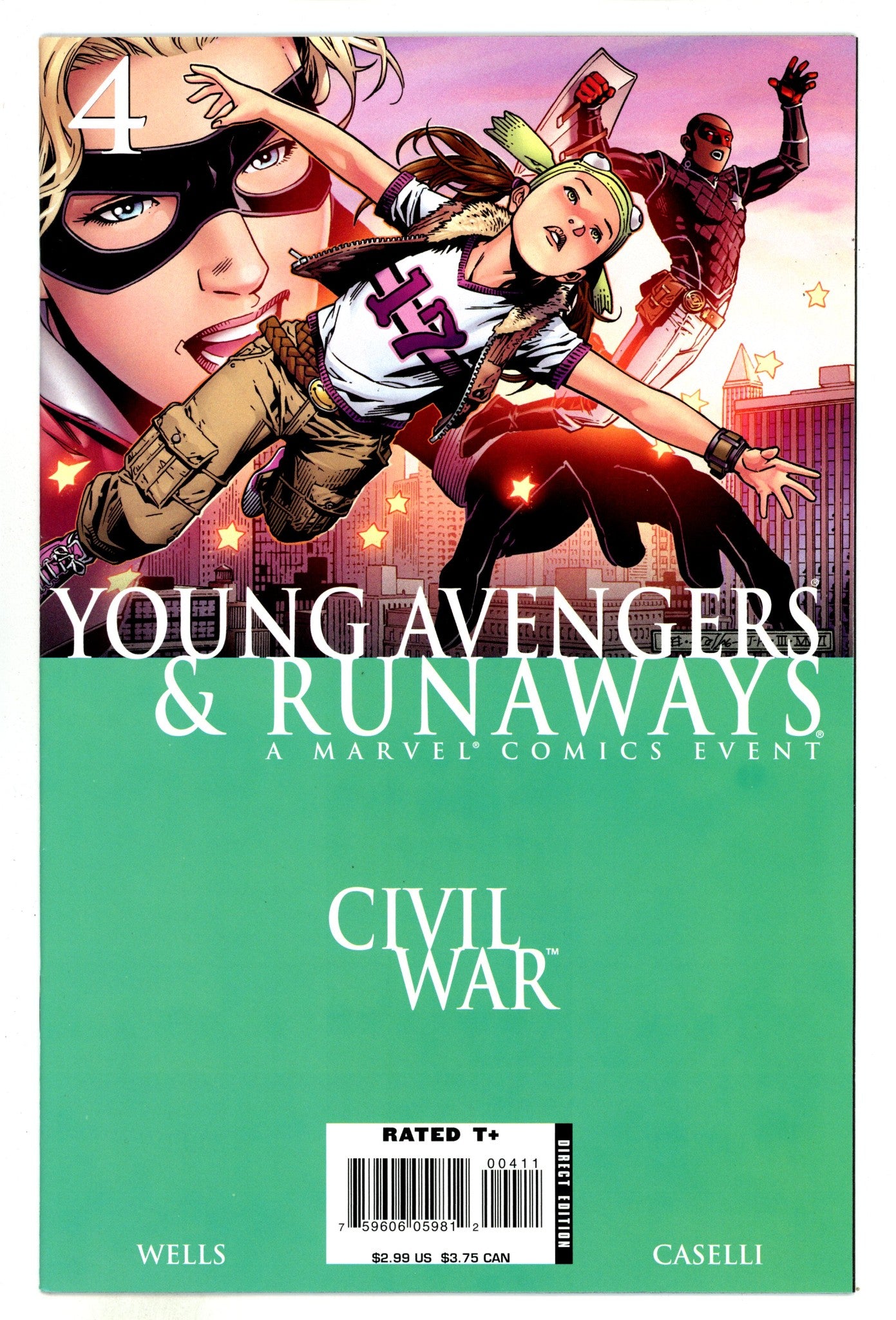 Civil War: Young Avengers & Runaways 4 High Grade (2006) 