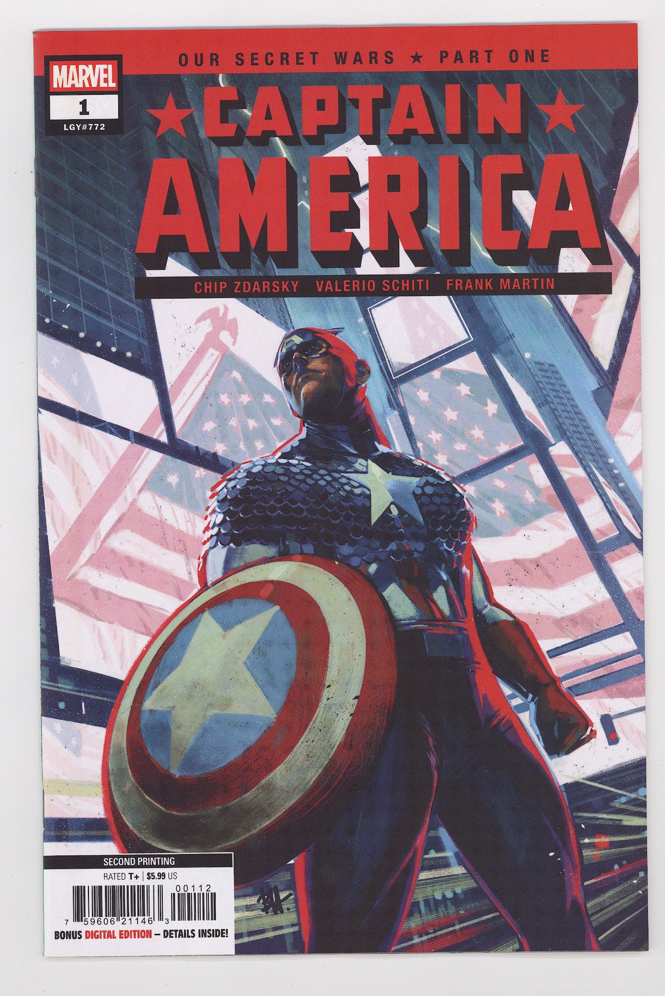 Captain America Vol 12 1 2Nd Print (2025)