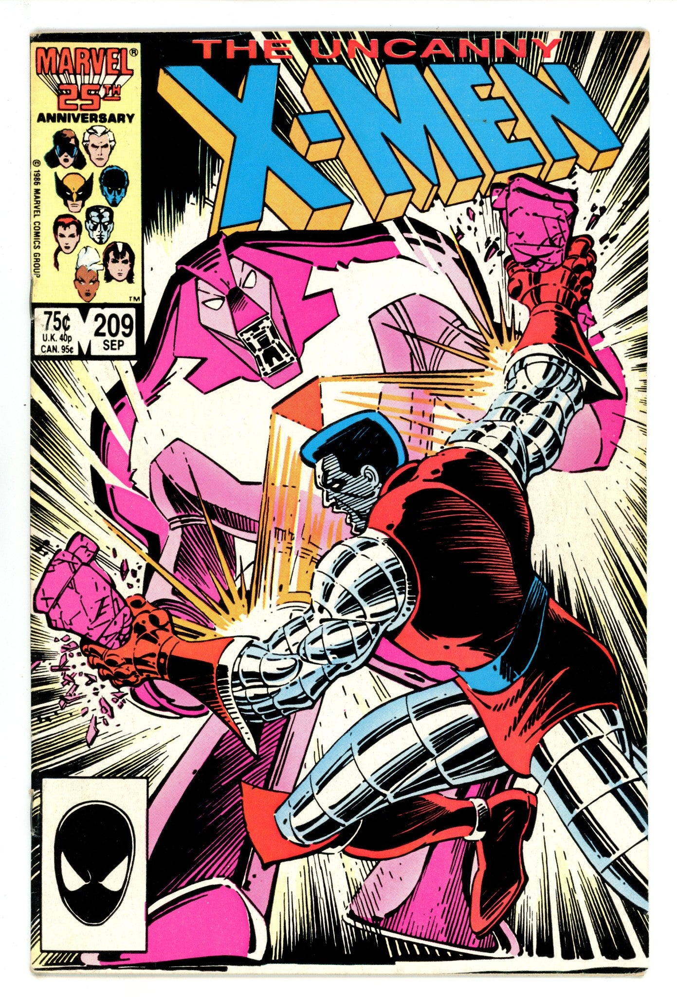 The Uncanny X-Men Vol 1 209 Mid Grade (1986) 