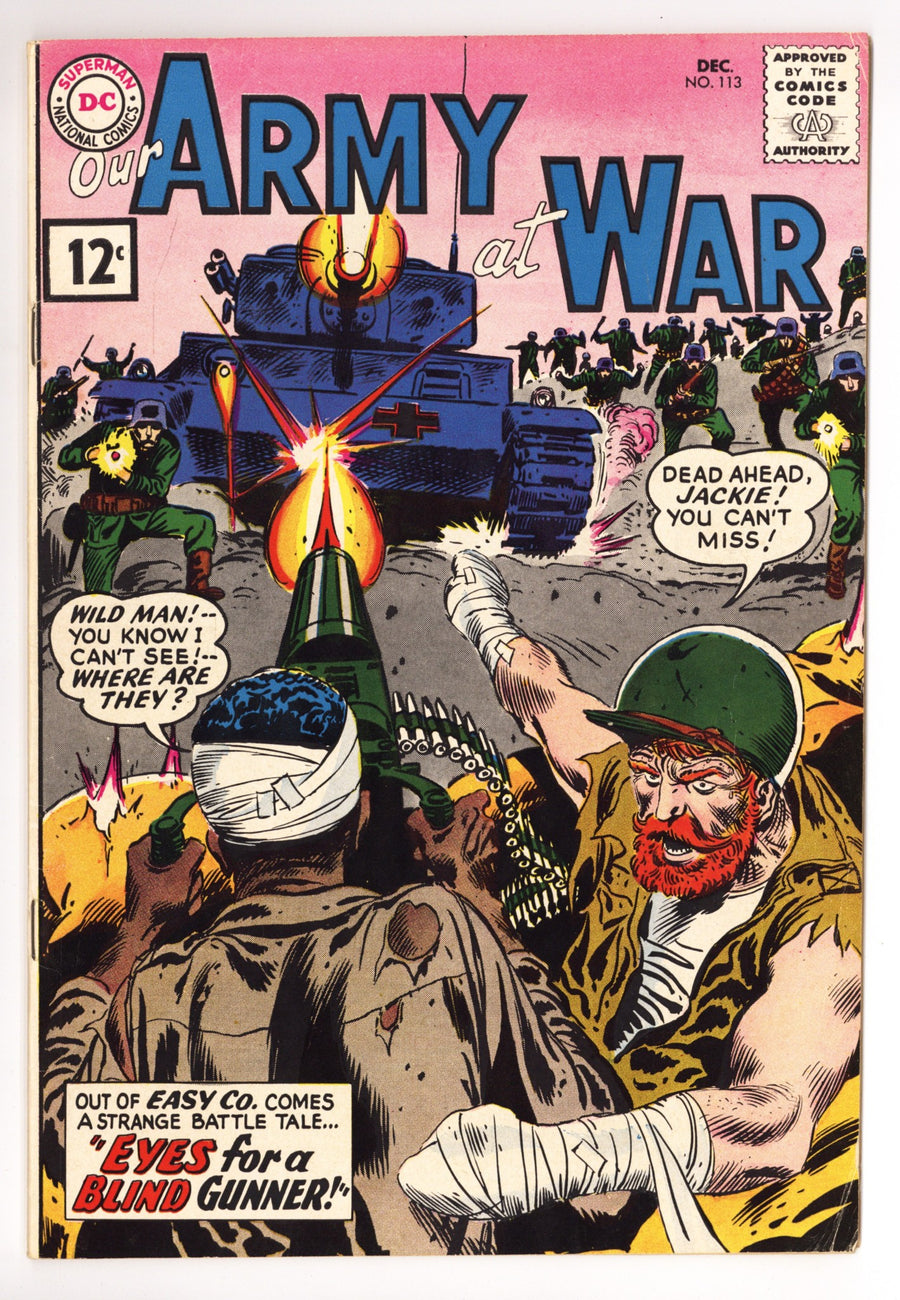 Our Army at War Vol 1 113 FN- (5.5) (1961) 