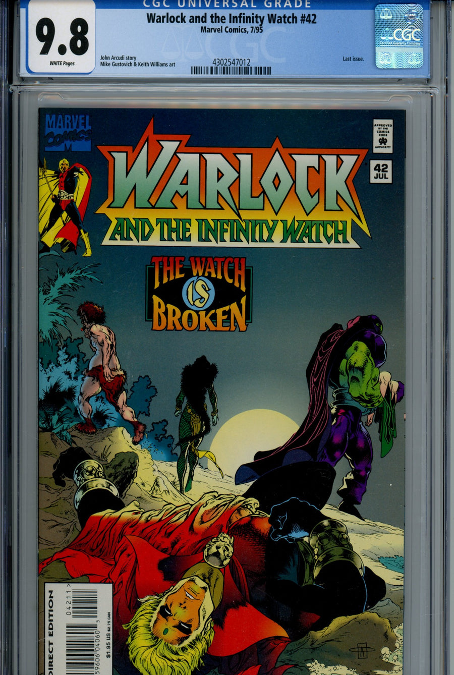 Warlock and the Infinity Watch 42 CGC 9.8 (1995)