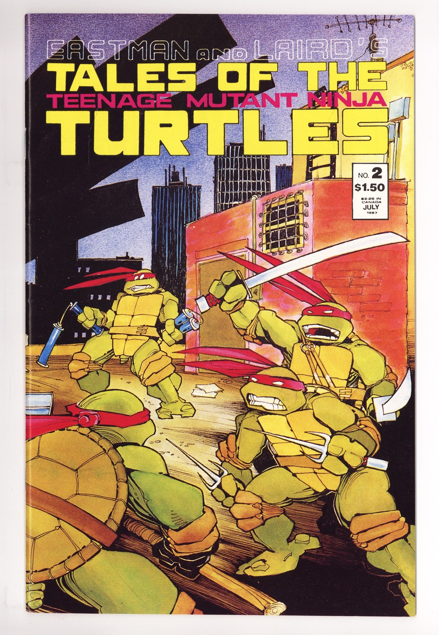 Tales of the Teenage Mutant Ninja Turtles Vol 1 2 VF+ (8.5) (1987) 