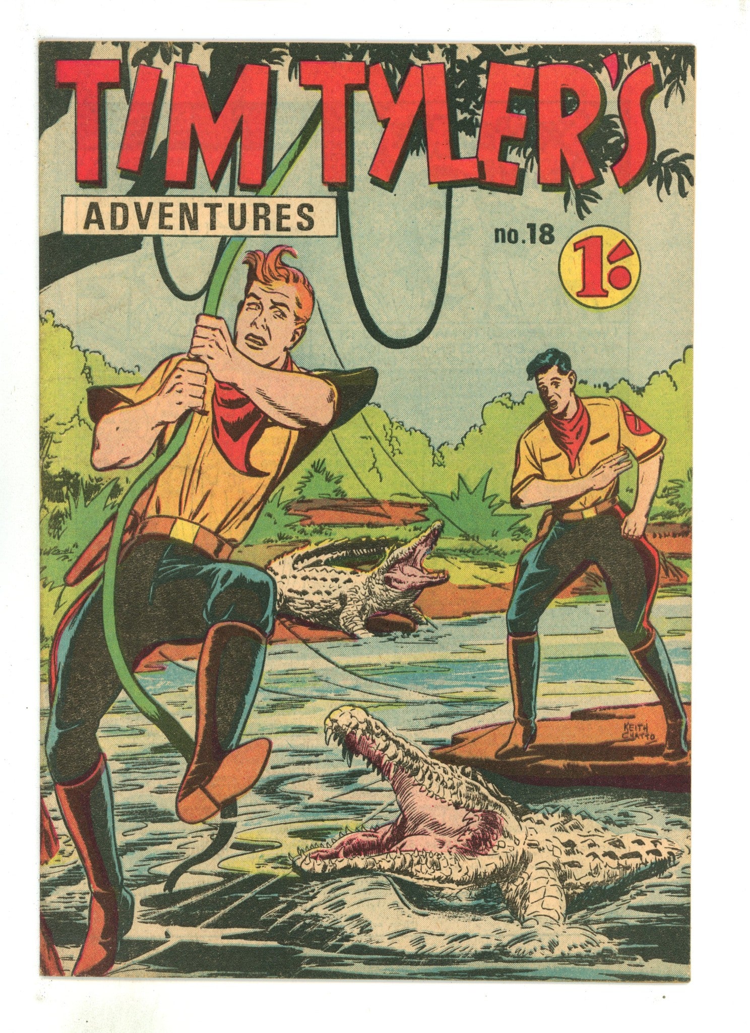 Tim Tyler's Adventures 18 VF- (7.5) (1965) 