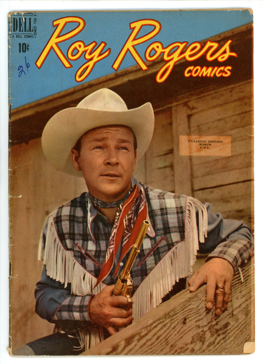 Roy Rogers Comics 26 GD/VG (3.0) (1950) Canadian Edition 