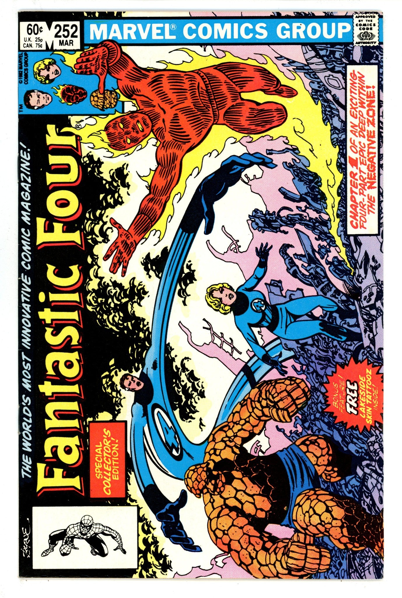 Fantastic Four Vol 1 252 VF- (7.5) No Insert (1983) 