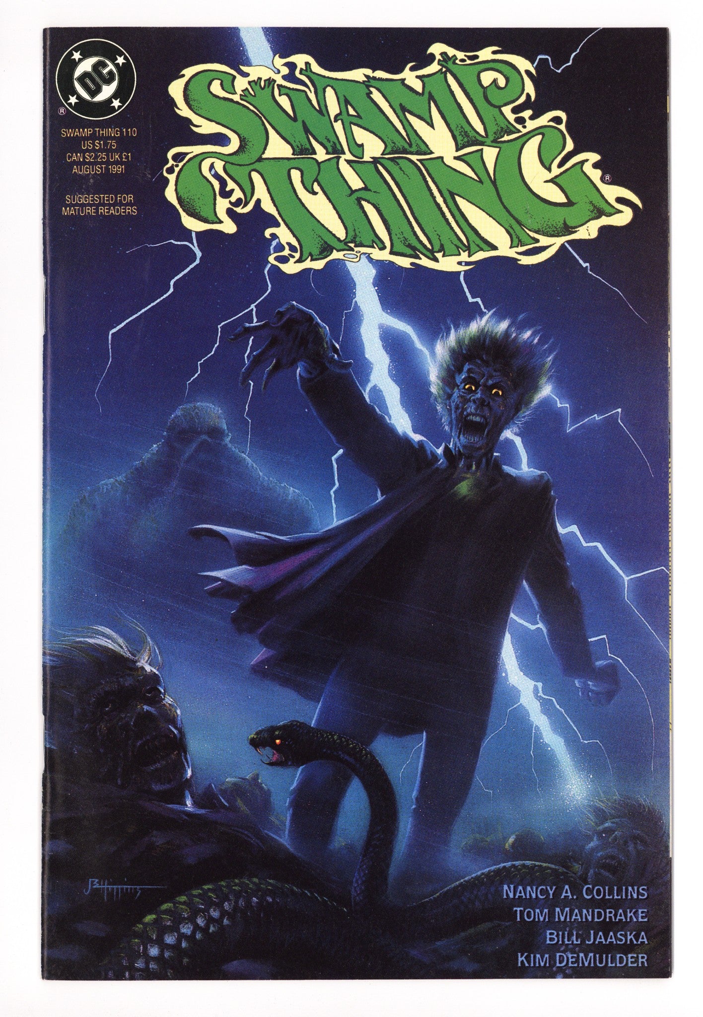 Swamp Thing Vol 2 110 Mid Grade (1991) 