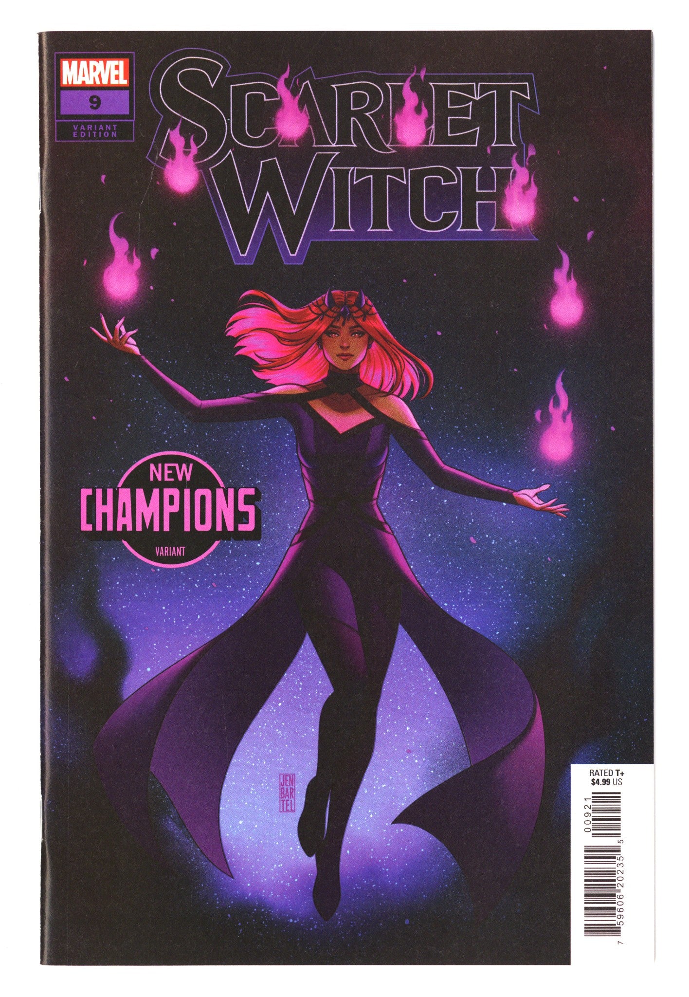 Scarlet Witch Vol 3 9 NM- (9.2) (2023) Bartel New Champions Variant 
